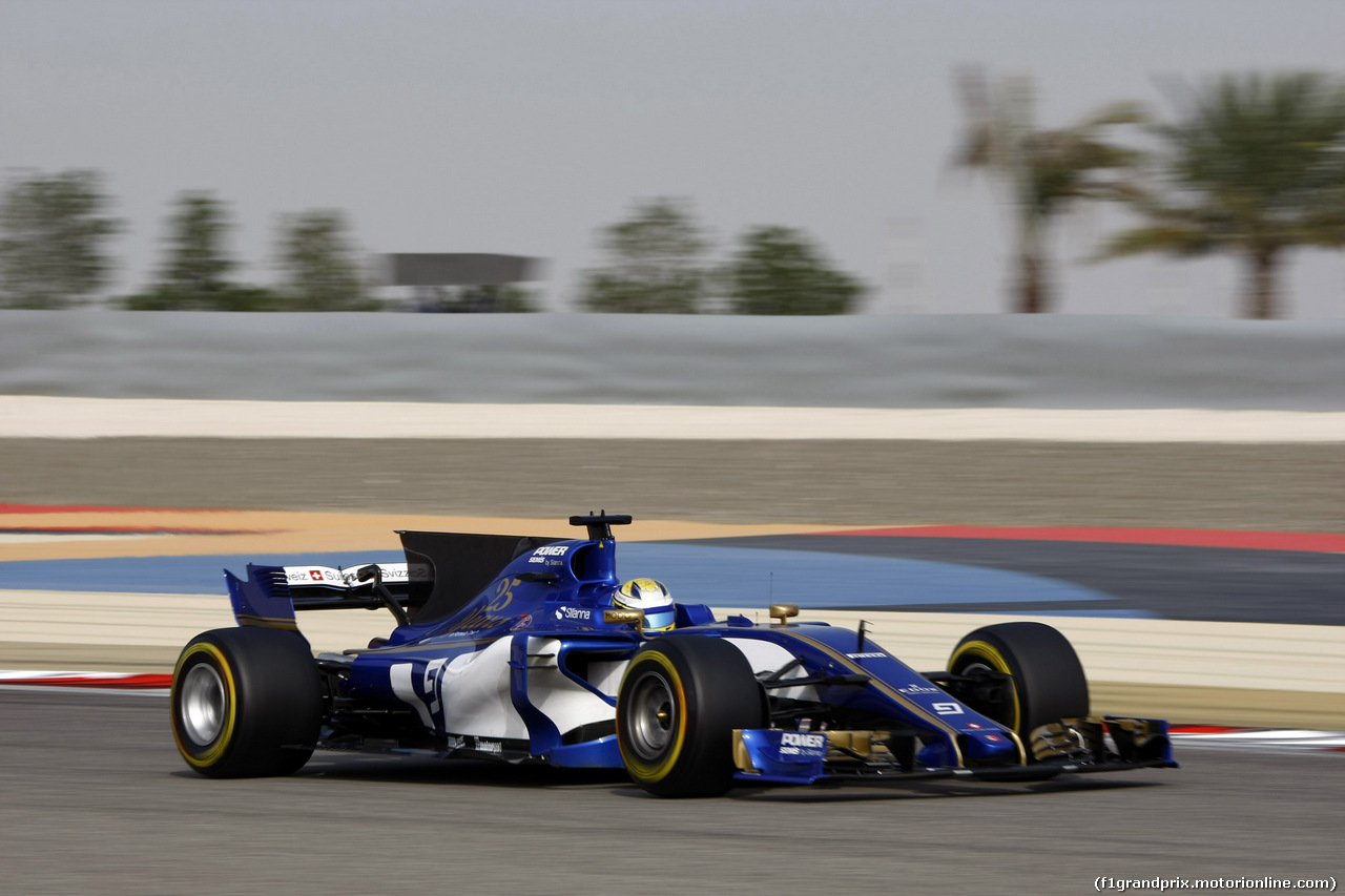 GP BAHRAIN, 15.04.2017 - Prove Libere 3, Marcus Ericsson (SUE) Sauber C36