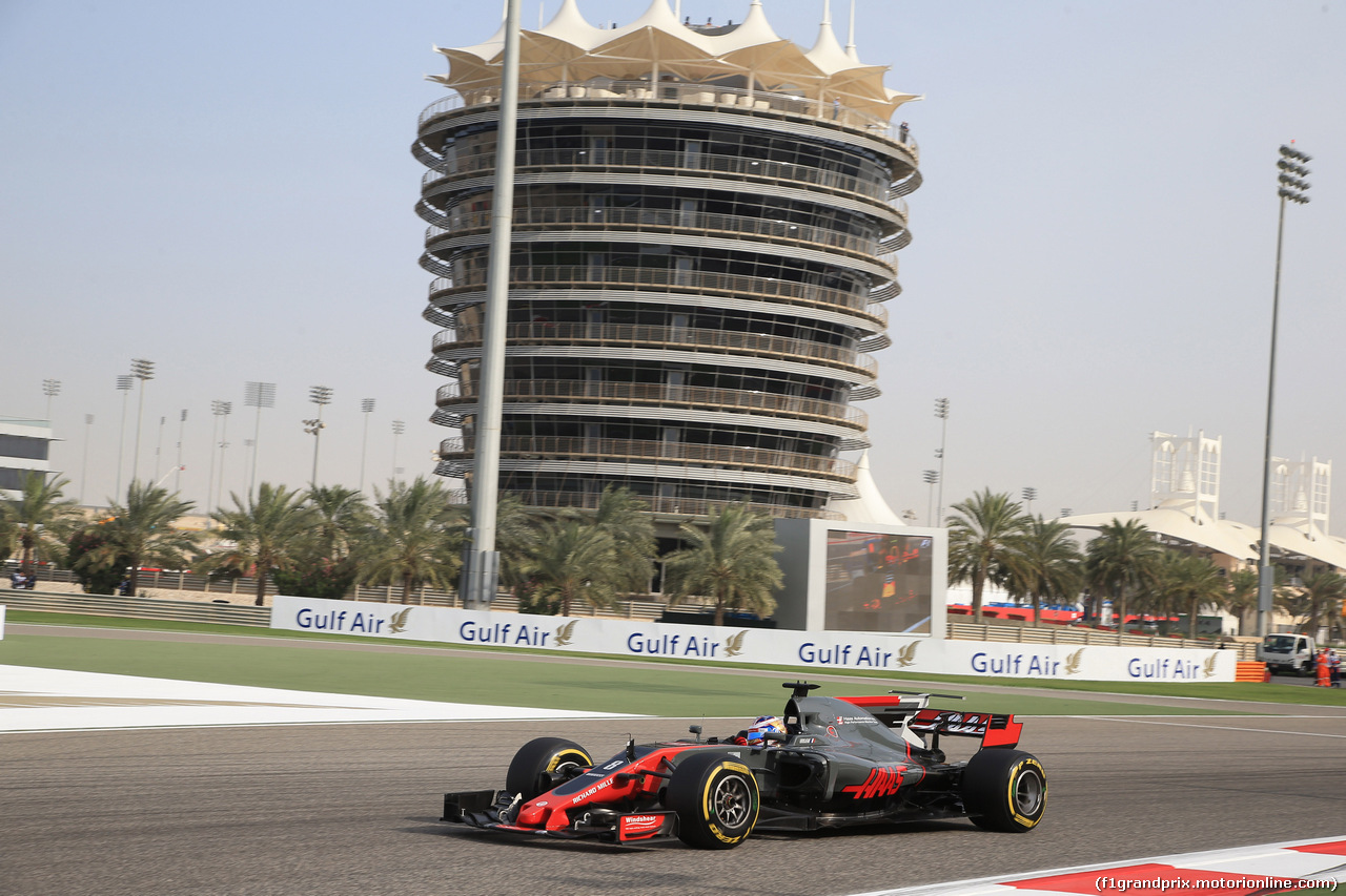 GP BAHRAIN, 15.04.2017 - Prove Libere 3, Romain Grosjean (FRA) Haas F1 Team VF-17