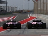 GP BAHRAIN, 15.04.2017 - Free Practice 3, Sergio Perez (MEX) Sahara Force India F1 VJM010 e Esteban Ocon (FRA) Sahara Force India F1 VJM10