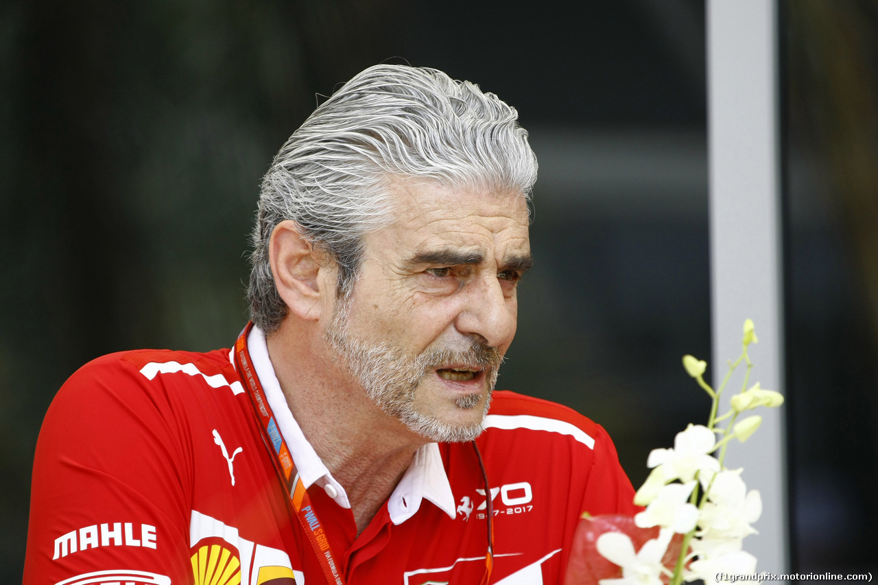 GP BAHRAIN, 14.04.2017 - Maurizio Arrivabene (ITA) Ferrari Team Principal