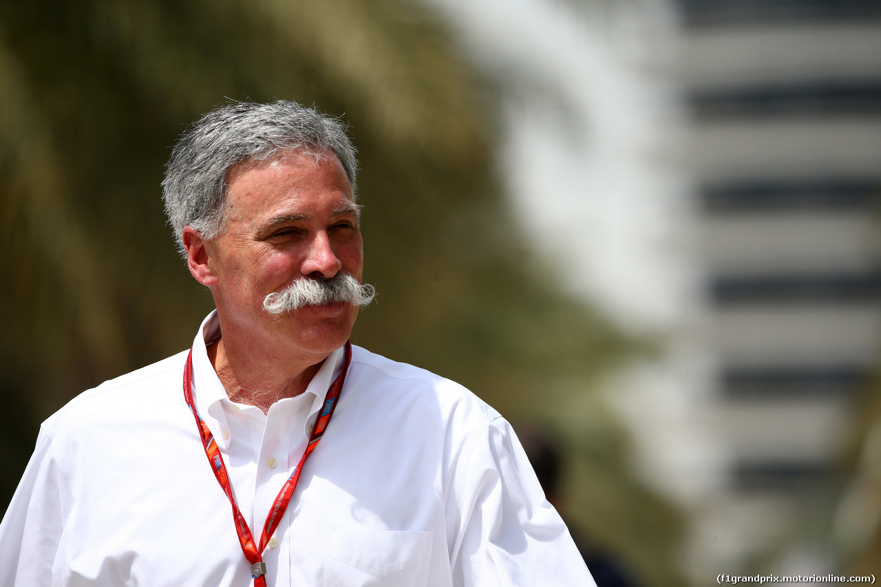 GP BAHRAIN, 14.04.2017 - Chase Carey (USA) Formula One Group Chairman