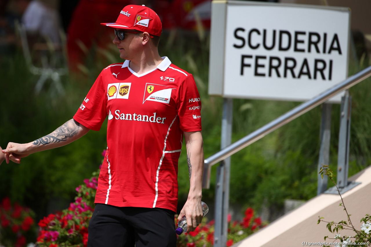 GP BAHRAIN, 14.04.2017 - Kimi Raikkonen (FIN) Ferrari SF70H