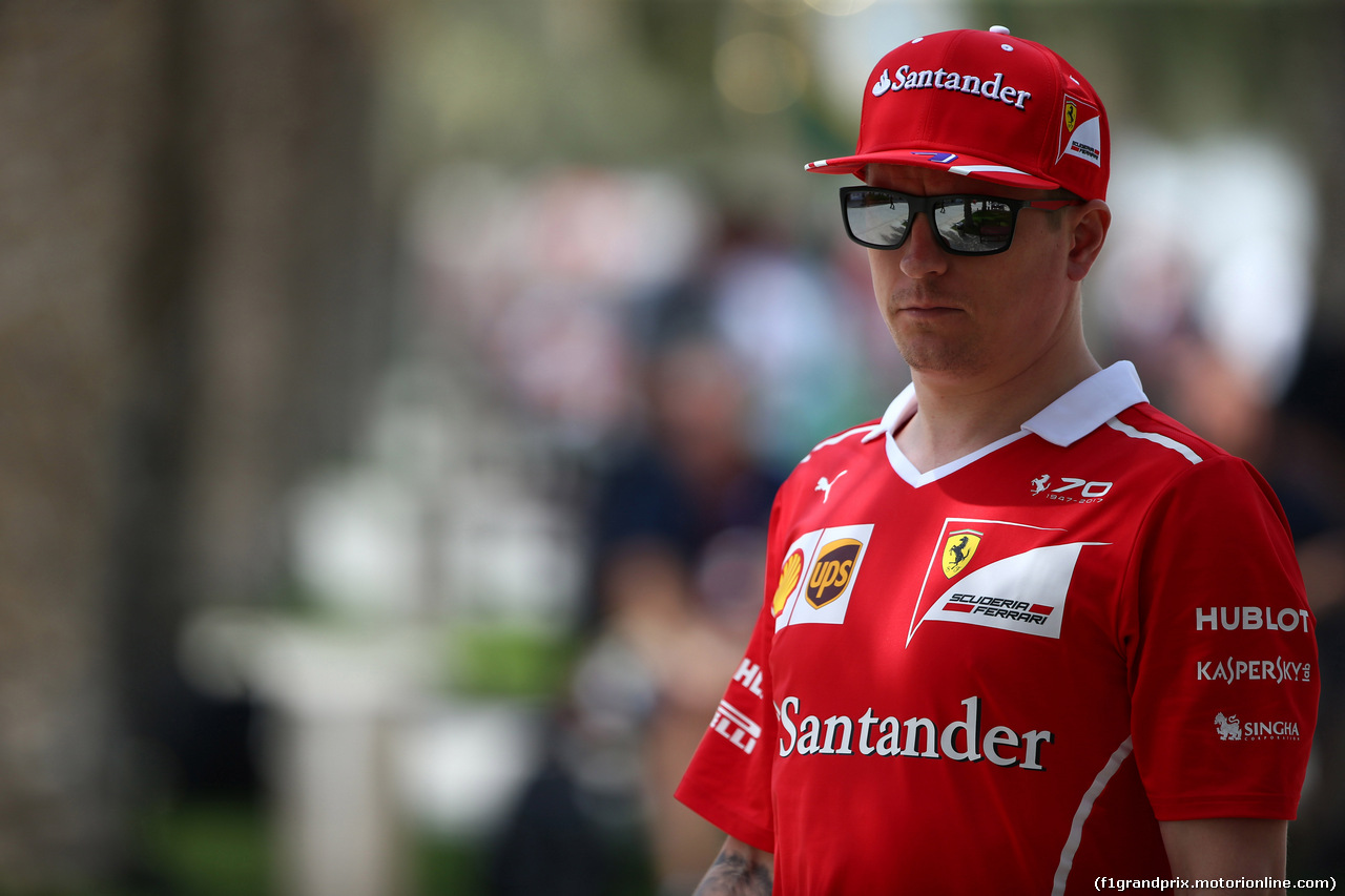 GP BAHRAIN, 14.04.2017 - Kimi Raikkonen (FIN) Ferrari SF70H