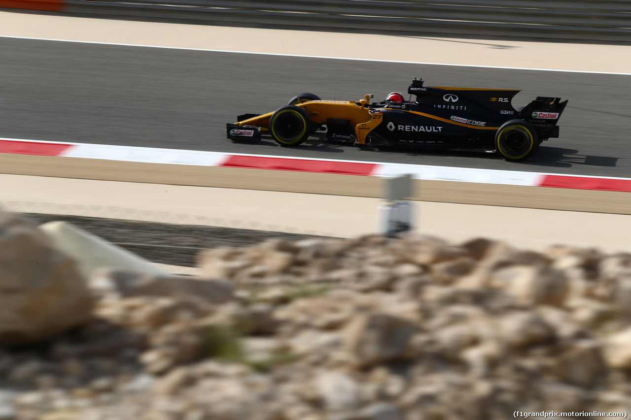 GP BAHRAIN, 14.04.2017 - Prove Libere 1, Nico Hulkenberg (GER) Renault Sport F1 Team RS17
