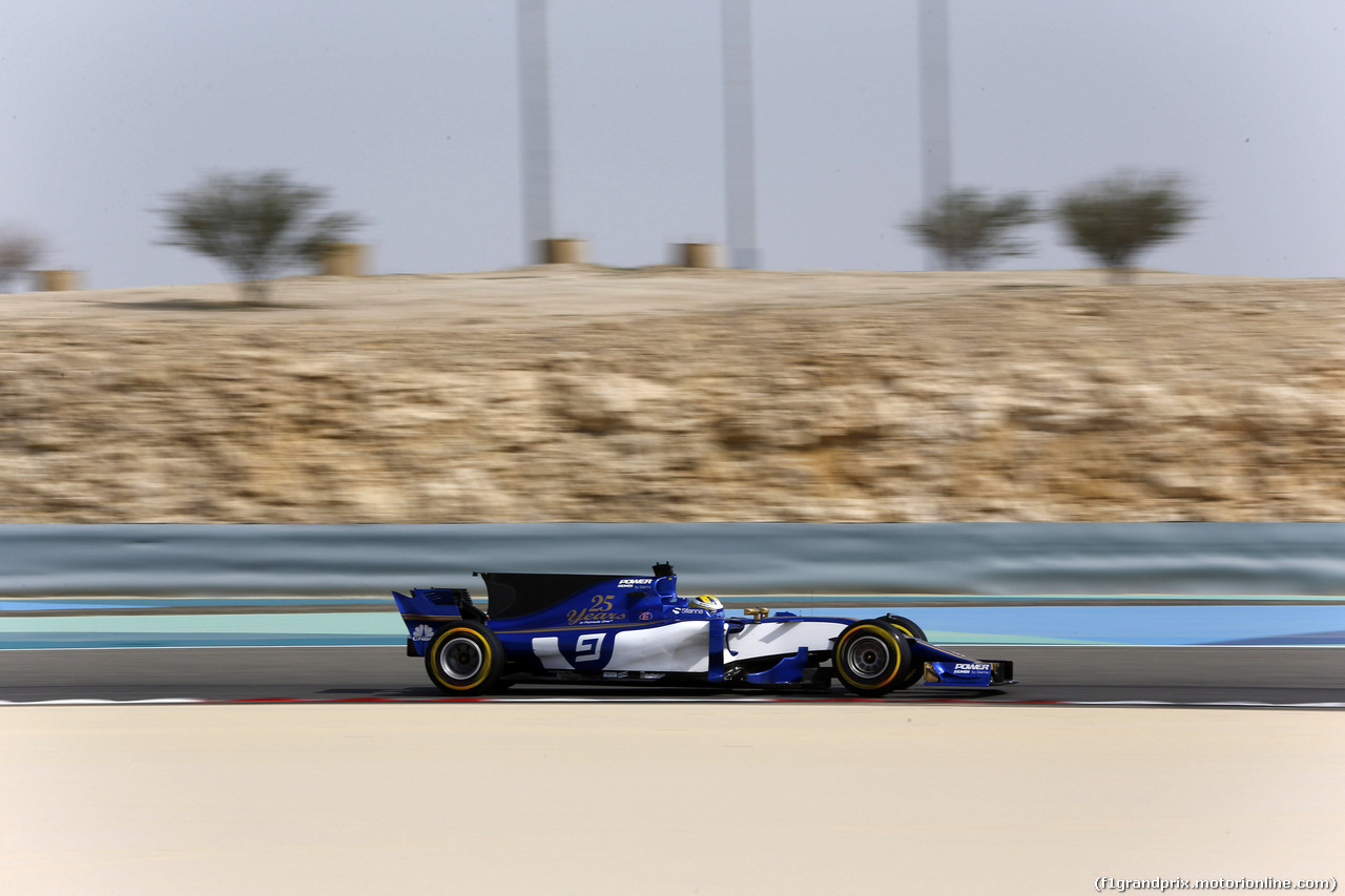 GP BAHRAIN, 14.04.2017 - Prove Libere 1, Marcus Ericsson (SUE) Sauber C36