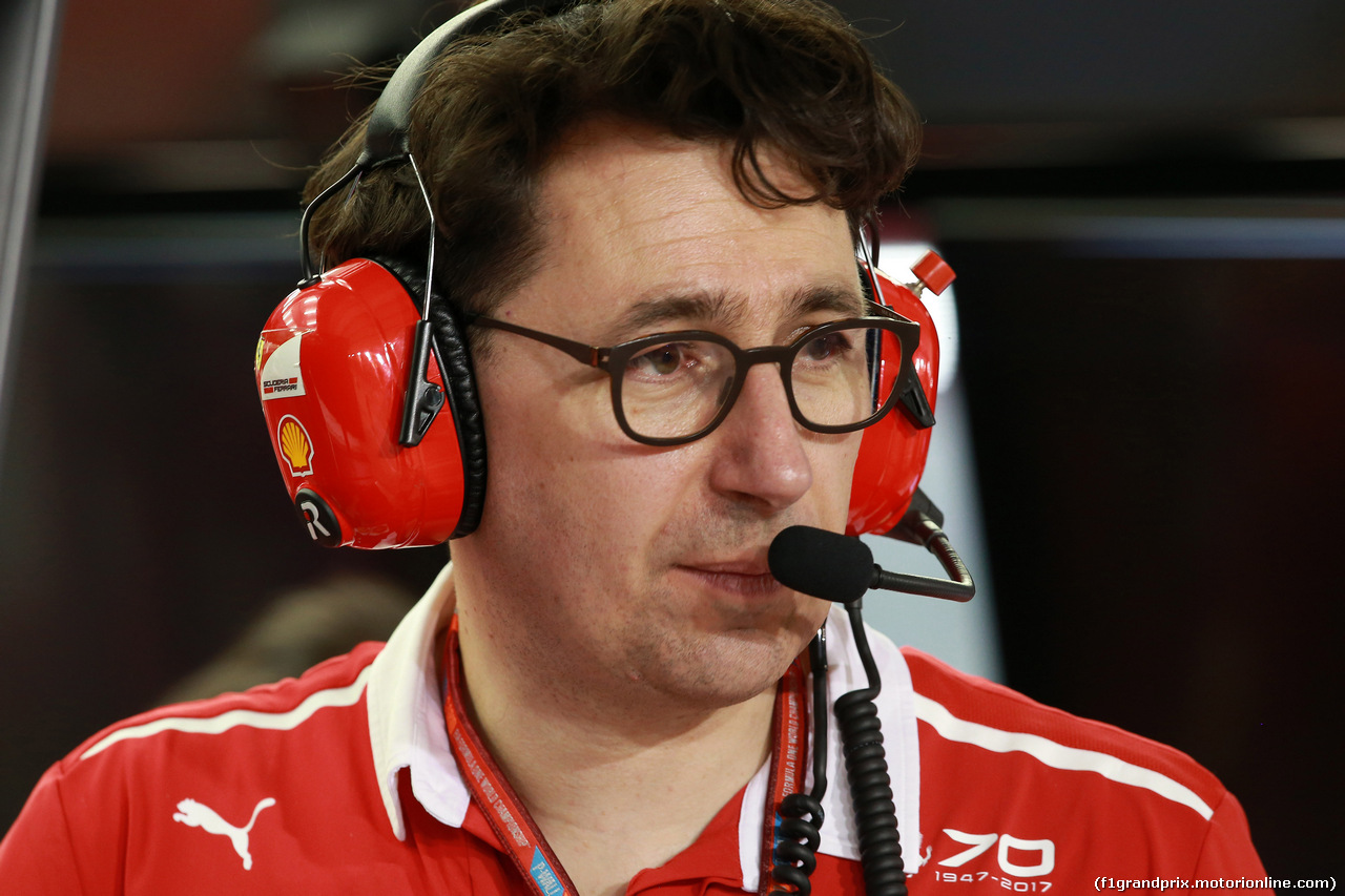 GP BAHRAIN, 14.04.2017 - Prove Libere 2, Mattia Binotto (ITA) Chief Technical Officer, Ferrari
