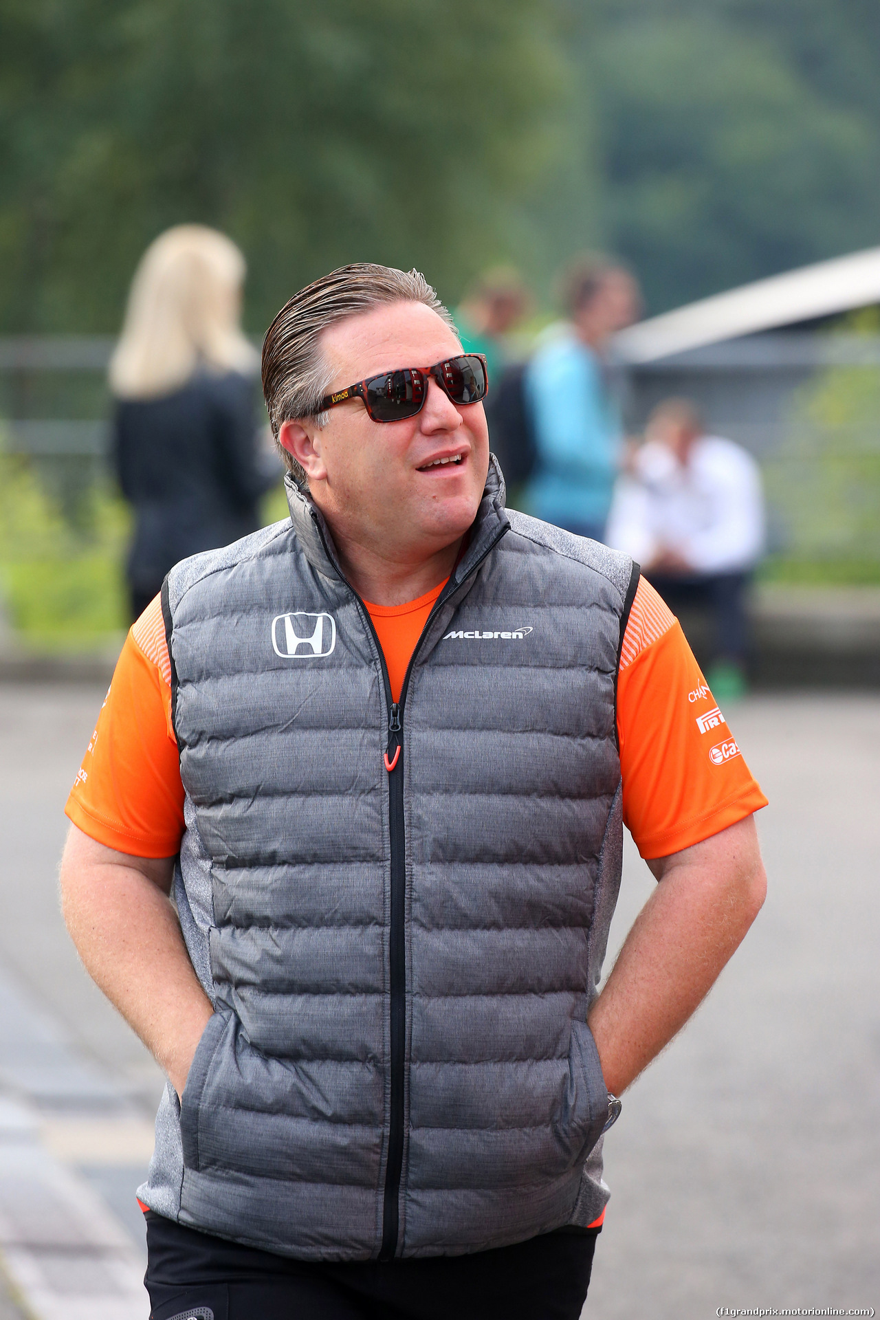 GP BELGIO, 27.08.2017 - Zak Brown (USA) McLaren Executive Director