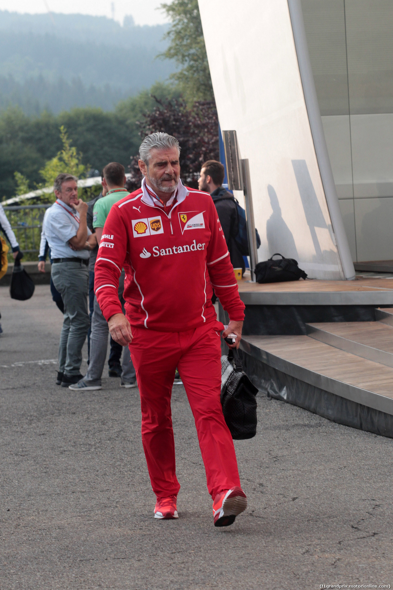 GP BELGIO, 27.08.2017 - Maurizio Arrivabene (ITA) Ferrari Team Principal