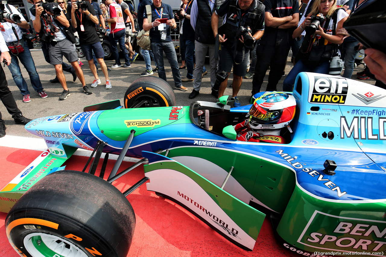 GP BELGIO, 27.08.2017 -  25th anniversary of Michael Schumacher’s first victory in Formula, Mick Schumacher (GER) son of Michael Schumacher (GER)