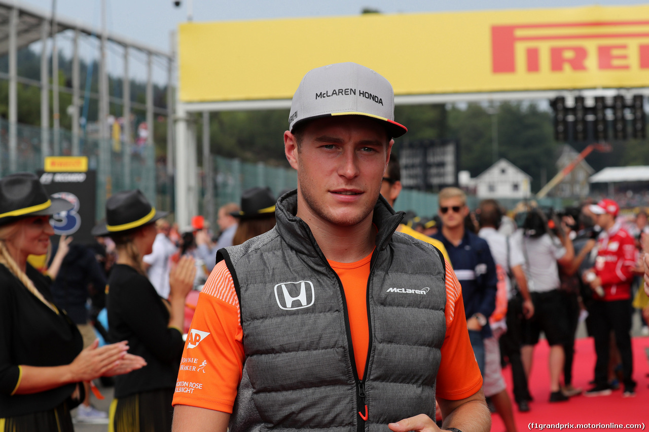 GP BELGIO, 27.08.2017 -  Stoffel Vandoorne (BEL) McLaren MCL32