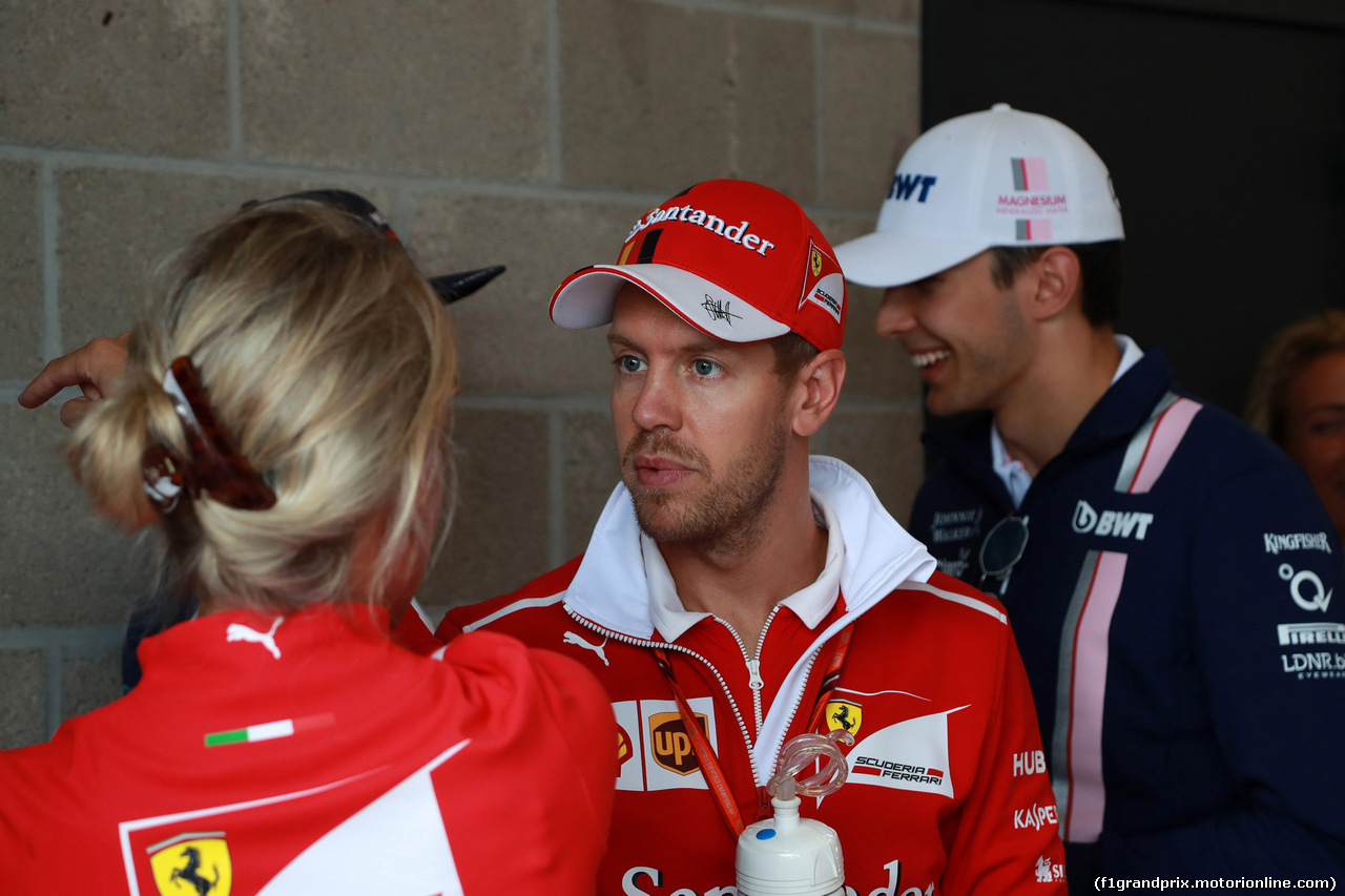 GP BELGIO, 27.08.2017 -  Sebastian Vettel (GER) Ferrari SF70H