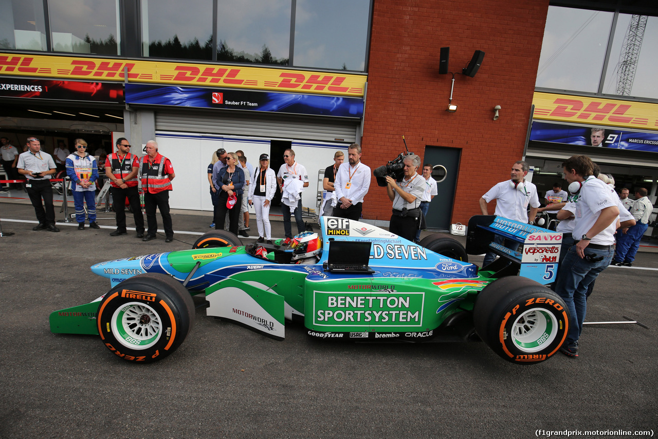 GP BELGIO, 27.08.2017 -  25th anniversary of Michael Schumacher’s first victory in Formula, Mick Schumacher (GER) son of Michael Schumacher (GER)