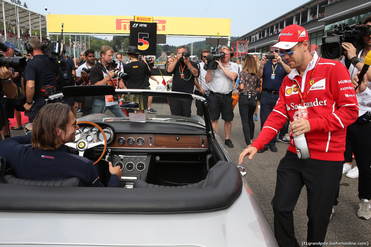 GP BELGIO, 27.08.2017 -  Sebastian Vettel (GER) Ferrari SF70H