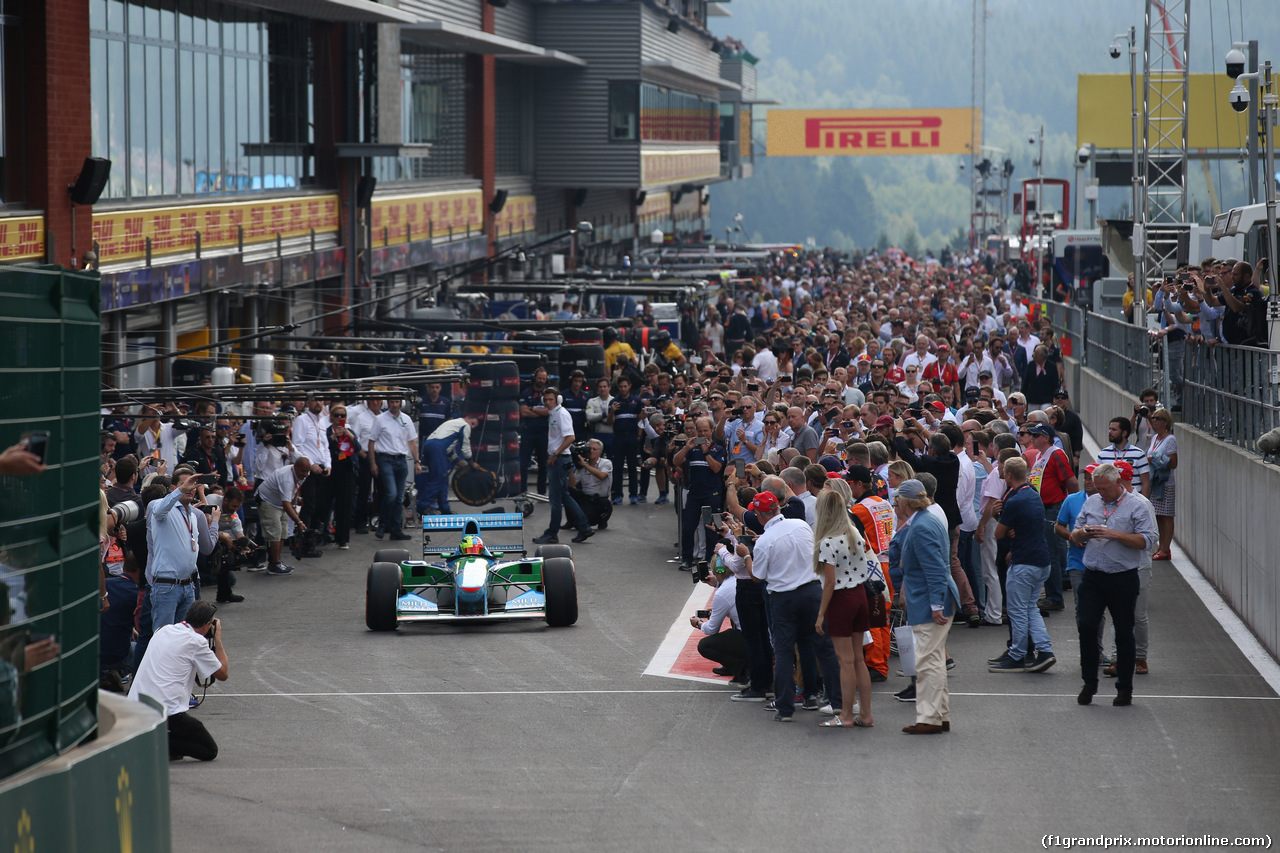 GP BELGIO, 27.08.2017 -  25th anniversary of Michael Schumacher’s first victory in Formula, Mick Schumacher (GER) son of Michael Schumacher (GER)