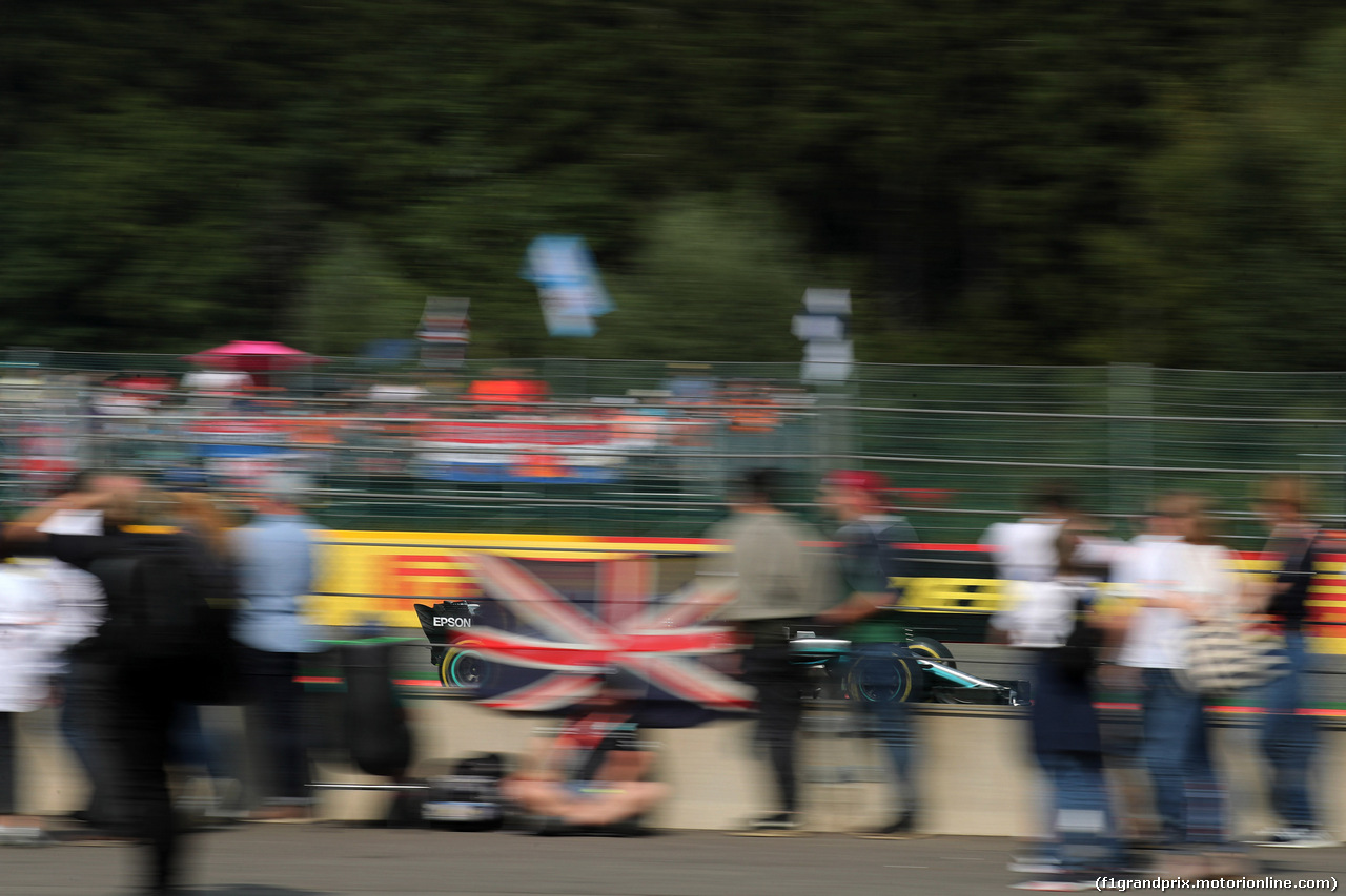 GP BELGIO, 27.08.2017 -  Gara, Lewis Hamilton (GBR) Mercedes AMG F1 W08