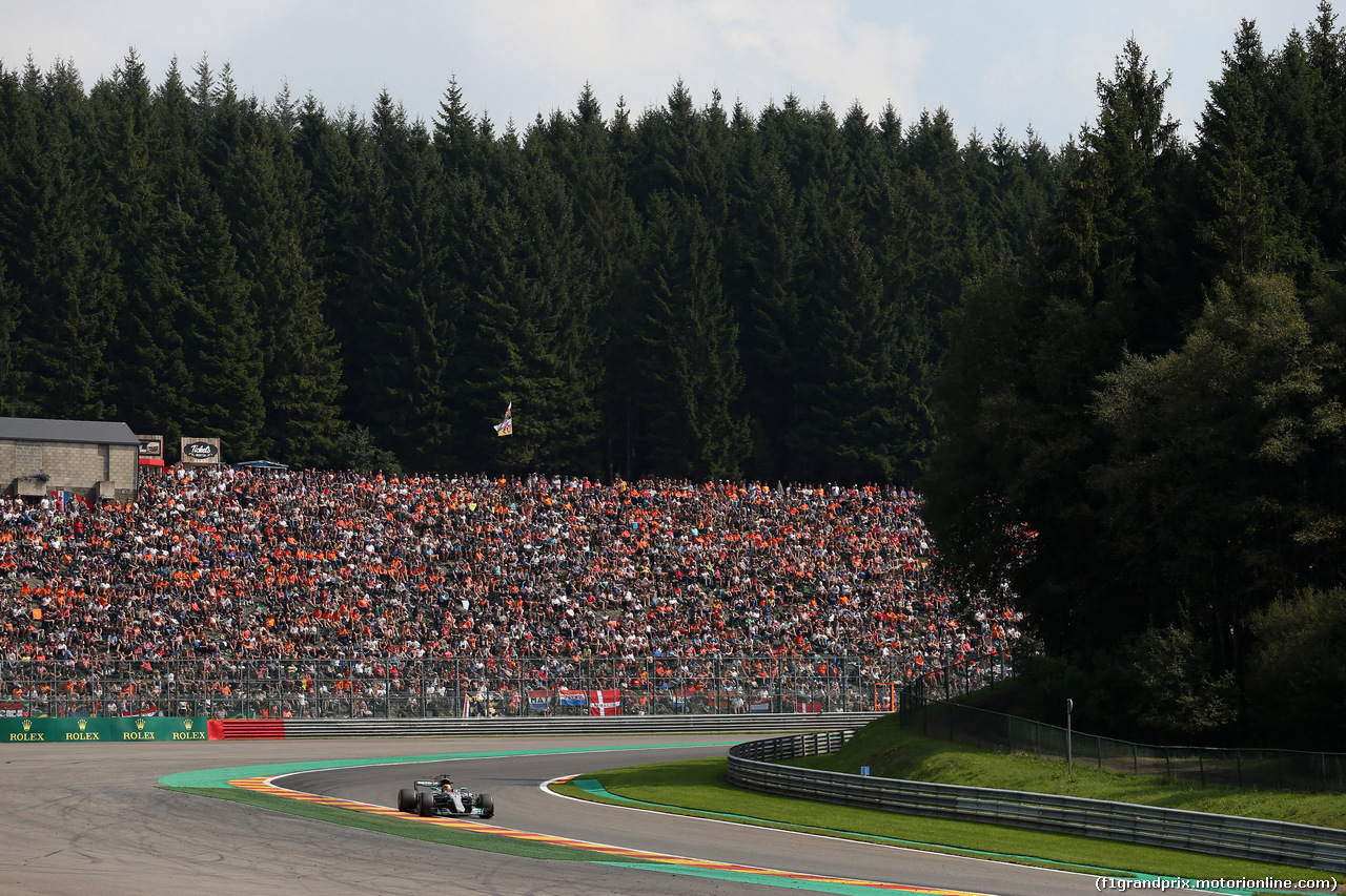 GP BELGIO, 27.08.2017 -  Gara, Lewis Hamilton (GBR) Mercedes AMG F1 W08