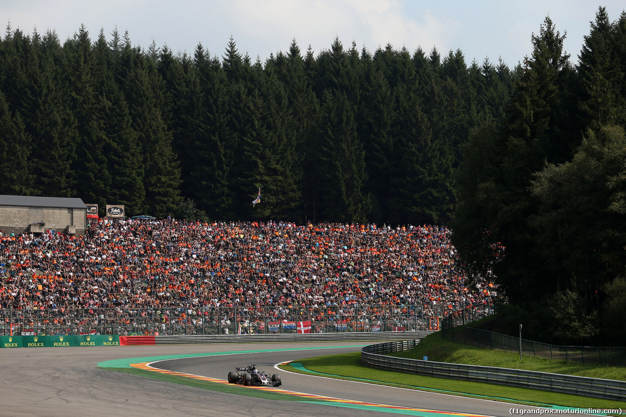 GP BELGIO, 27.08.2017 -  Gara, Romain Grosjean (FRA) Haas F1 Team VF-17