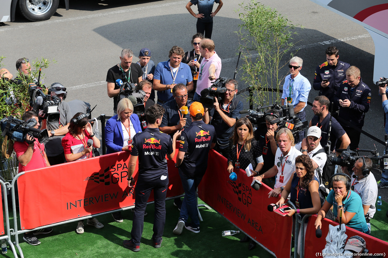 GP BELGIO, 27.08.2017 -  Gara, Max Verstappen (NED) Red Bull Racing RB13