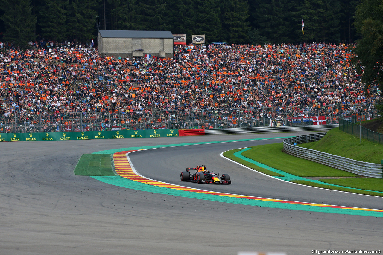 GP BELGIO, 27.08.2017 -  Gara, Daniel Ricciardo (AUS) Red Bull Racing RB13