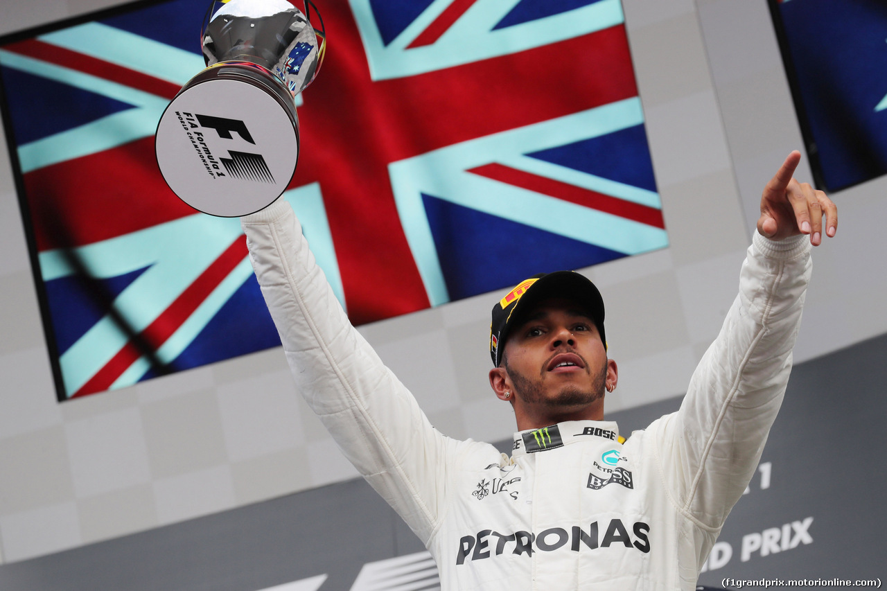 GP BELGIO, 27.08.2017 -  Gara, Lewis Hamilton (GBR) Mercedes AMG F1 W08 vincitore