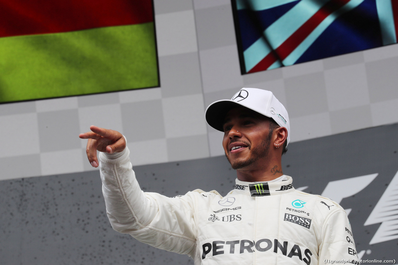 GP BELGIO, 27.08.2017 -  Gara, Lewis Hamilton (GBR) Mercedes AMG F1 W08 vincitore