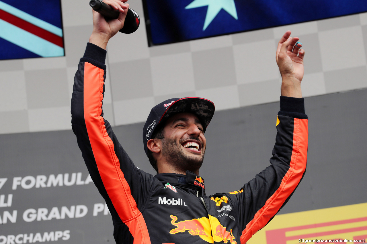 GP BELGIO, 27.08.2017 -  Gara, 3rd place Daniel Ricciardo (AUS) Red Bull Racing RB13