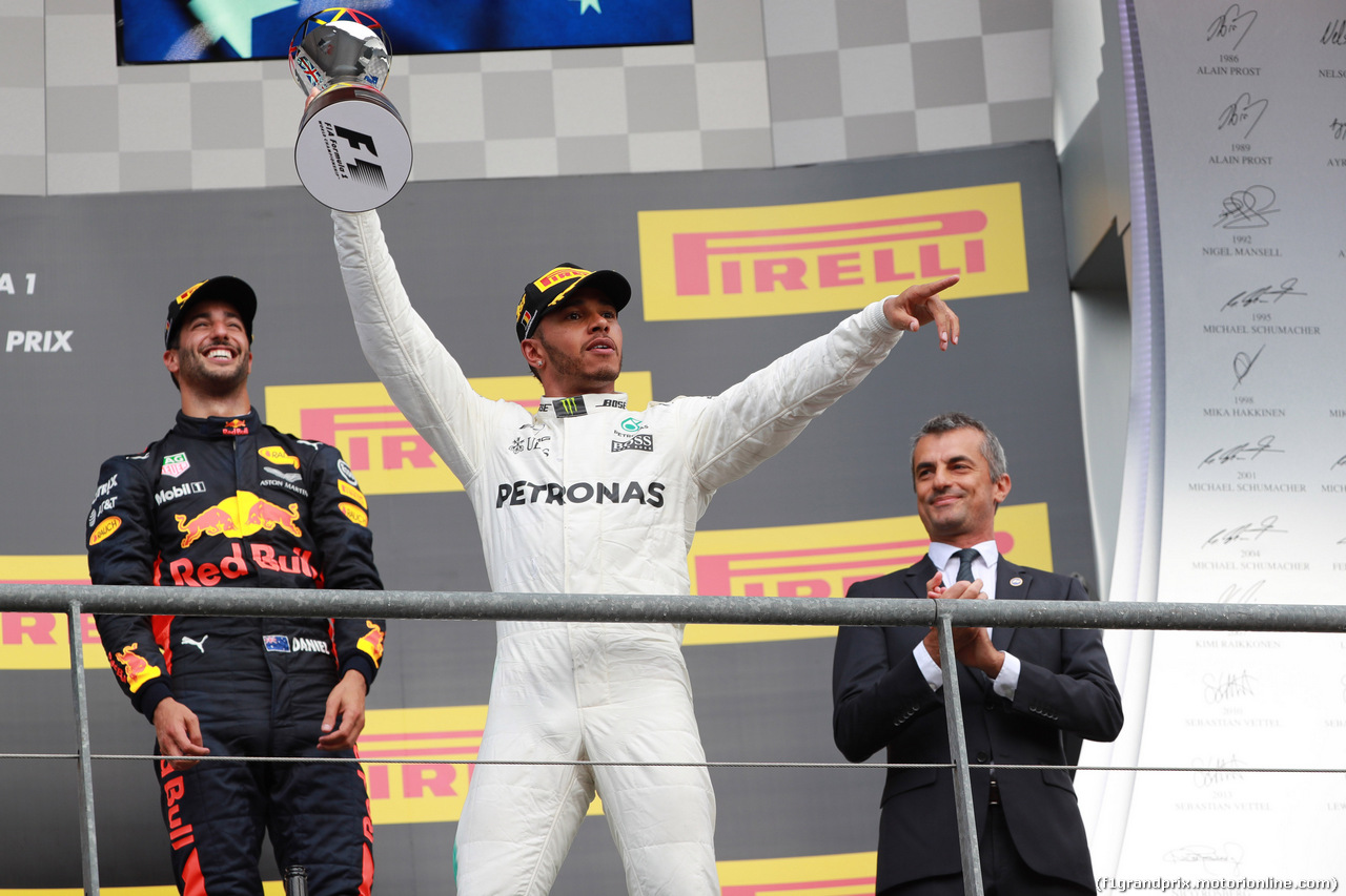 GP BELGIO, 27.08.2017 -  Gara, 1st place Lewis Hamilton (GBR) Mercedes AMG F1 W08