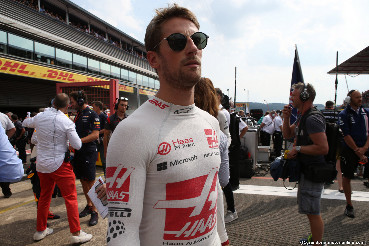 GP BELGIO, 27.08.2017 -  Gara, Romain Grosjean (FRA) Haas F1 Team VF-17