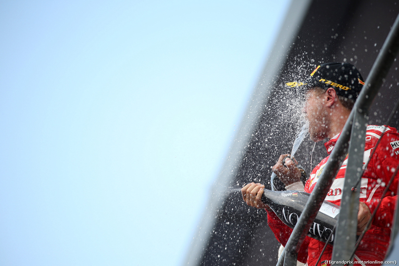 GP BELGIO, 27.08.2017 -  Gara, 2nd place Sebastian Vettel (GER) Ferrari SF70H