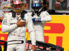 GP BELGIO, 26.08.2017 - Qualifiche, Lewis Hamilton (GBR) Mercedes AMG F1 W08 pole position e 3rd place Valtteri Bottas (FIN) Mercedes AMG F1 W08