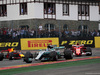 GP BELGIO, 27.08.2017 -  Gara, Valtteri Bottas (FIN) Mercedes AMG F1 W08 davanti a Kimi Raikkonen (FIN) Ferrari SF70H