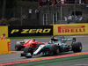 GP BELGIO, 27.08.2017 -  Gara, Valtteri Bottas (FIN) Mercedes AMG F1 W08 davanti a Kimi Raikkonen (FIN) Ferrari SF70H