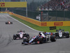 GP BELGIO, 27.08.2017 -  Gara, Daniil Kvyat (RUS) Scuderia Toro Rosso STR12 davanti a Romain Grosjean (FRA) Haas F1 Team VF-17