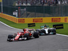 GP BELGIO, 27.08.2017 -  Gara, Kimi Raikkonen (FIN) Ferrari SF70H e Lewis Hamilton (GBR) Mercedes AMG F1 W08
