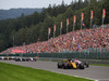 GP BELGIO, 27.08.2017 -  Gara, Nico Hulkenberg (GER) Renault Sport F1 Team RS17 e Esteban Ocon (FRA) Sahara Force India F1 VJM10