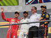 GP BELGIO, 27.08.2017 -  Gara, 2nd place Sebastian Vettel (GER) Ferrari SF70H, Lewis Hamilton (GBR) Mercedes AMG F1 W08 vincitore e 3rd place Daniel Ricciardo (AUS) Red Bull Racing RB13