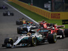 GP BELGIO, 27.08.2017 -  Gara, Lewis Hamilton (GBR) Mercedes AMG F1 W08 davanti a Sebastian Vettel (GER) Ferrari SF70H