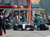 GP BELGIO, 27.08.2017 -  Gara, Pit stop, Lewis Hamilton (GBR) Mercedes AMG F1 W08
