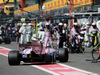 GP BELGIO, 27.08.2017 -  Gara, Sergio Perez (MEX) Sahara Force India F1 VJM010 after Crash with Esteban Ocon (FRA) Sahara Force India F1 VJM10