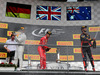 GP BELGIO, 27.08.2017 -  Gara, 1st place Lewis Hamilton (GBR) Mercedes AMG F1 W08, 2nd place Sebastian Vettel (GER) Ferrari SF70H e 3rd place Daniel Ricciardo (AUS) Red Bull Racing RB13
