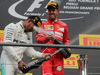 GP BELGIO, 27.08.2017 -  Gara, Lewis Hamilton (GBR) Mercedes AMG F1 W08 vincitore e 2nd place Sebastian Vettel (GER) Ferrari SF70H