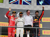 GP BELGIO, 27.08.2017 -  Gara, 1st place Lewis Hamilton (GBR) Mercedes AMG F1 W08, 2nd place Sebastian Vettel (GER) Ferrari SF70H e 3rd place Daniel Ricciardo (AUS) Red Bull Racing RB13