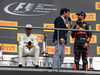 GP BELGIO, 27.08.2017 -  Gara, Lewis Hamilton (GBR) Mercedes AMG F1 W08, Mark Webber (AUS) e Daniel Ricciardo (AUS) Red Bull Racing RB13