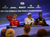 GP BELGIO, 27.08.2017 -  Gara, Conferenza Stampa, Sebastian Vettel (GER) Ferrari SF70H, Lewis Hamilton (GBR) Mercedes AMG F1 W08 e Daniel Ricciardo (AUS) Red Bull Racing RB13