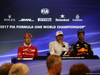 GP BELGIO, 27.08.2017 -  Gara, Conferenza Stampa, Sebastian Vettel (GER) Ferrari SF70H, Lewis Hamilton (GBR) Mercedes AMG F1 W08 e Daniel Ricciardo (AUS) Red Bull Racing RB13