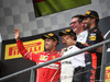 GP BELGIO, 27.08.2017 -  Gara, 1st place Lewis Hamilton (GBR) Mercedes AMG F1 W08, 2nd place Sebastian Vettel (GER) Ferrari SF70H e 3rd place Daniel Ricciardo (AUS) Red Bull Racing RB13