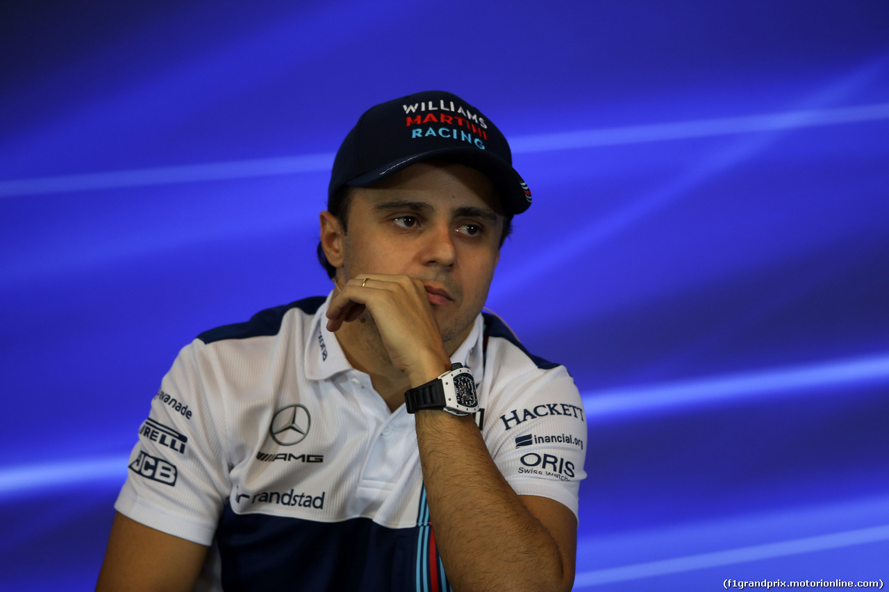 GP BELGIO, 24.08.2017 - Conferenza Stampa, Felipe Massa (BRA) Williams FW40