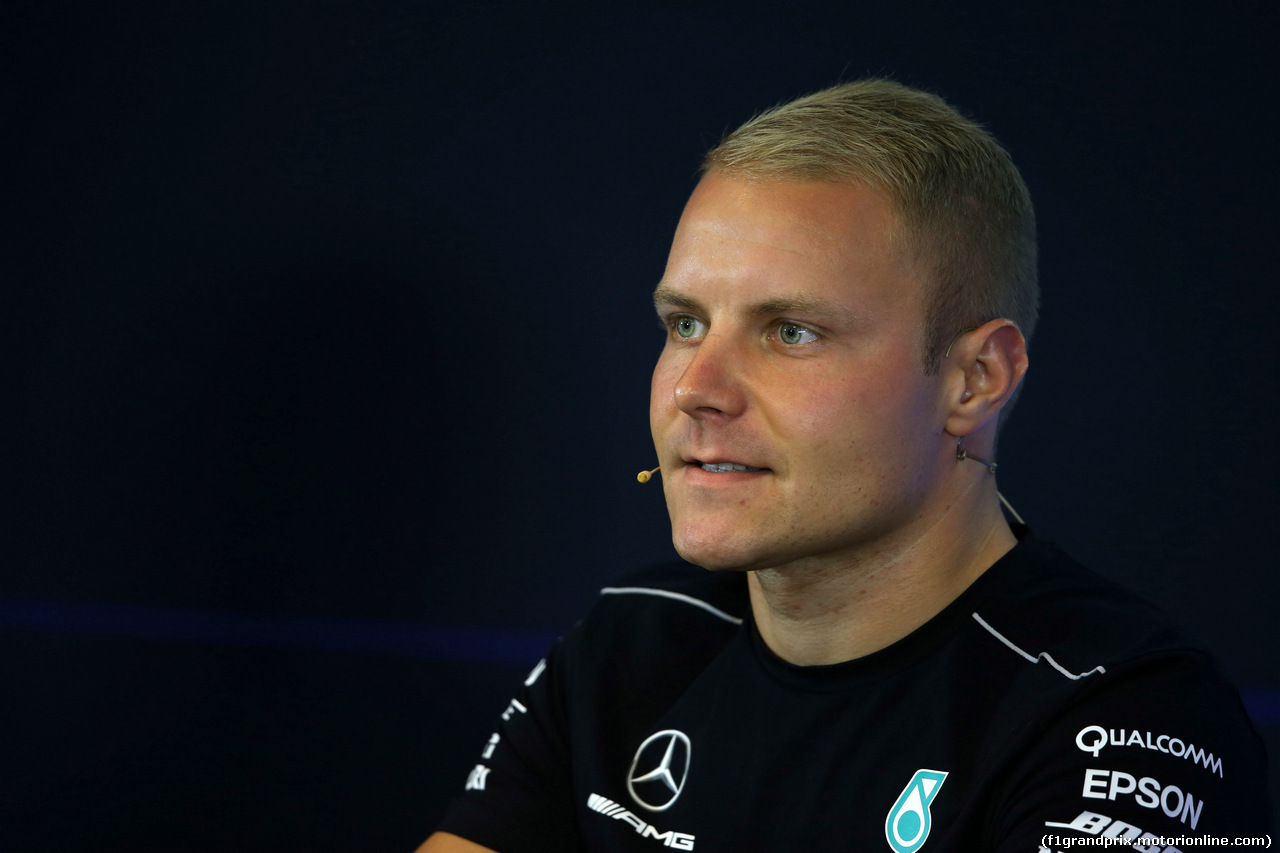 GP BELGIO, 24.08.2017 - Conferenza Stampa, Valtteri Bottas (FIN) Mercedes AMG F1 W08