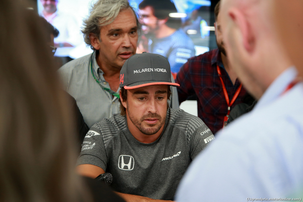 GP BELGIO, 24.08.2017 - Fernando Alonso (ESP) McLaren MCL32