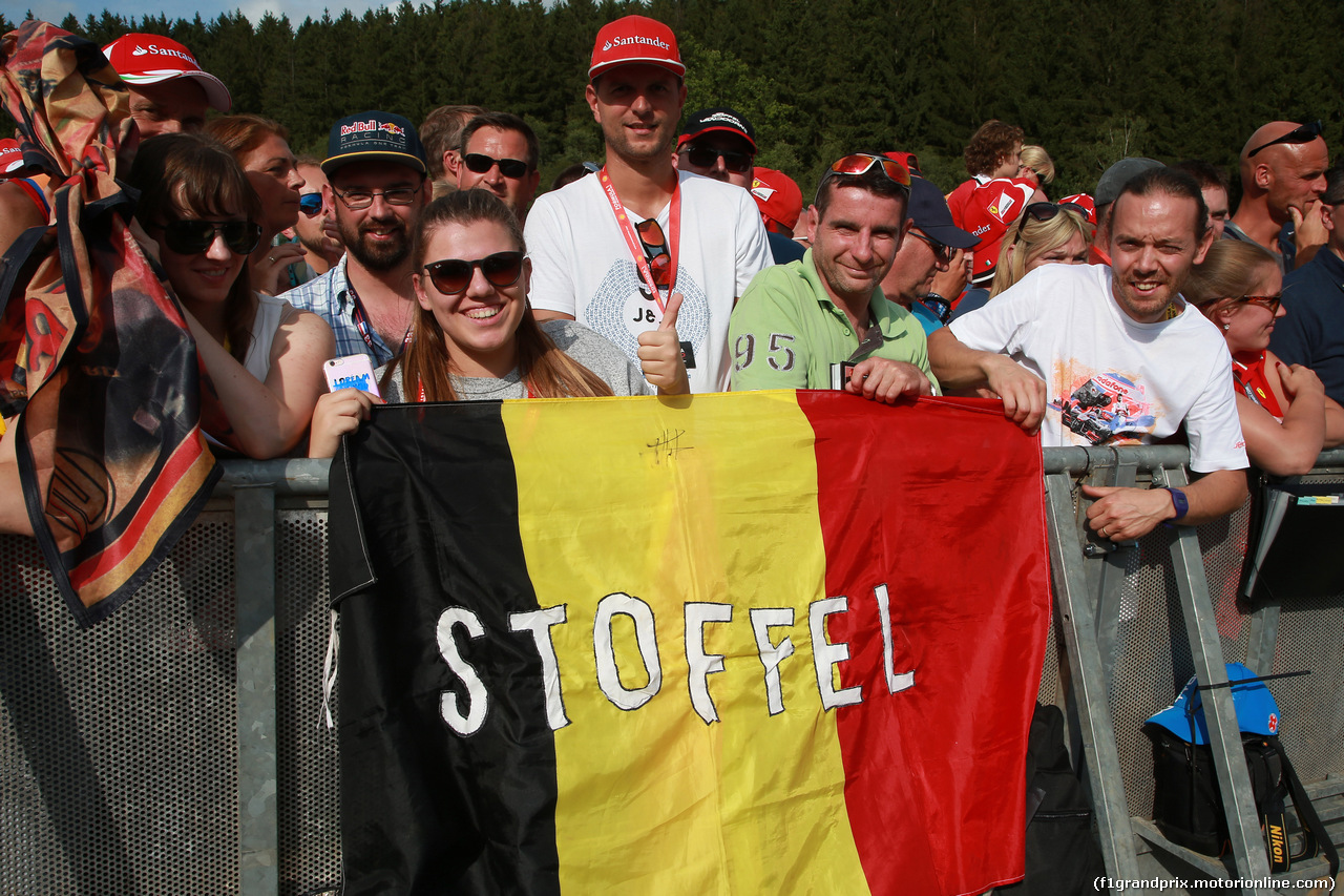 GP BELGIO, 24.08.2017 - Fans